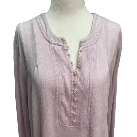 FREE PEOPLE 'Your Girl Tunic' Pink Size M - Picture 3 of 12